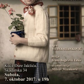 "Лина, од камена тврђа" - субота, 7. октобар 2017. у 19ч